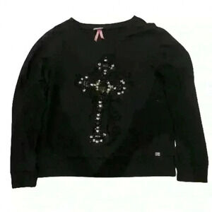 Lipsy London Black  Cross Sweater